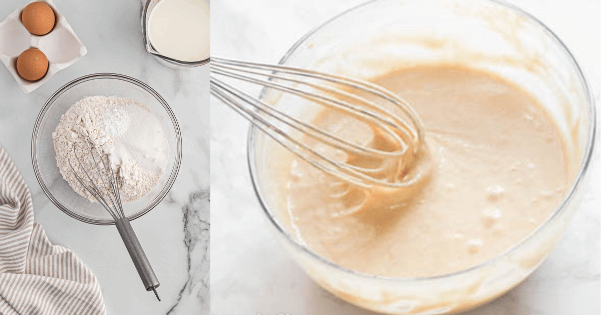 Batter for Easy Funnel Cake Recipe